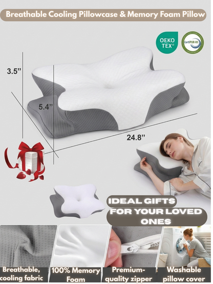 Memory Pillow For Home Sleep